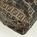 FENDI Zucca Canvas Hand Bag Beige Auth 179203SM-13