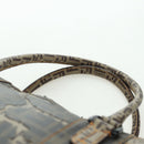 FENDI Zucca Canvas Hand Bag Beige Auth 179203SM-8