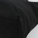 PRADA Tote Bag Nylon Black Gold Auth 179207-10