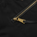 PRADA Tote Bag Nylon Black Gold Auth 179207-15
