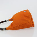 PRADA Shoulder Bag Nylon Orange Silver Auth 179208A-5