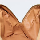 CELINE Macadam Canvas Hand Bag PVC Leather Gold Brown Auth 179210A-19