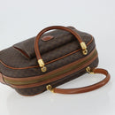 CELINE Macadam Canvas Hand Bag PVC Leather Gold Brown Auth 179210A-6