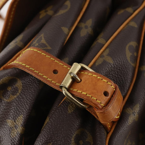 LOUIS VUITTON Monogram Saumur 30 Shoulder Bag M42256 LV Auth 179211A