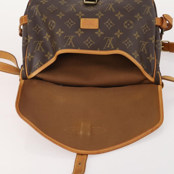 LOUIS VUITTON Monogram Saumur 30 Shoulder Bag M42256 LV Auth 179211A