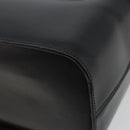 CELINE Vanity Cosmetic Pouch Leather Black Gold Auth 179213-15