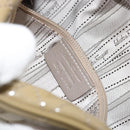 Salvatore Ferragamo Vala Chain Bag Patent leather Silver Beige Auth 179215A-22