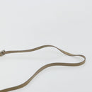Salvatore Ferragamo Vala Chain Bag Patent leather Silver Beige Auth 179215A-8