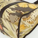 Salvatore Ferragamo Tote Bag Nylon Brown Gold Auth 179217A-10