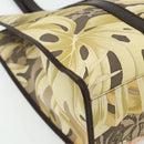 Salvatore Ferragamo Tote Bag Nylon Brown Gold Auth 179217A-11
