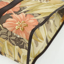Salvatore Ferragamo Tote Bag Nylon Brown Gold Auth 179217A-12