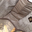 Salvatore Ferragamo Tote Bag Nylon Brown Gold Auth 179217A-15