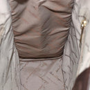 Salvatore Ferragamo Tote Bag Nylon Brown Gold Auth 179217A-16