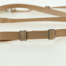 PRADA Shoulder Bag Nylon 2way Beige Silver Auth 179223M-10