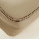 PRADA Shoulder Bag Nylon 2way Beige Silver Auth 179223M-15