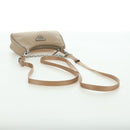 PRADA Shoulder Bag Nylon 2way Beige Silver Auth 179223M-9