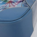 PRADA Hand Bag Vinyl Clear Blue Auth 179224A-9