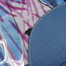 PRADA Hand Bag Vinyl Clear Blue Auth 179224A-17
