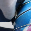 PRADA Hand Bag Vinyl Clear Blue Auth 179224A-12