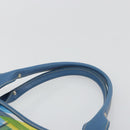 PRADA Hand Bag Vinyl Clear Blue Auth 179224A-8