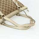 GUCCI GG Canvas Abbey Tote Bag Beige Gold 141470 Auth 179231-7
