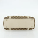 GUCCI GG Canvas Abbey Tote Bag Beige Gold 141470 Auth 179231-9