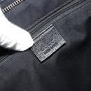 GUCCI Abbey GG Canvas Shoulder Bag Black Gold 131326 Auth 179234A-18