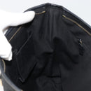 GUCCI Abbey GG Canvas Shoulder Bag Black Gold 131326 Auth 179234A-20