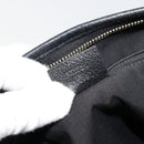 GUCCI Abbey GG Canvas Shoulder Bag Black Gold 131326 Auth 179234A-12