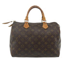 LOUIS VUITTON Monogram Speedy 30 Hand Bag M41526 LV Auth 179244A-2