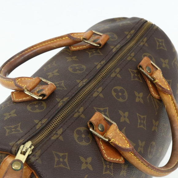 LOUIS VUITTON Monogram Speedy 30 Hand Bag M41526 LV Auth 179244A