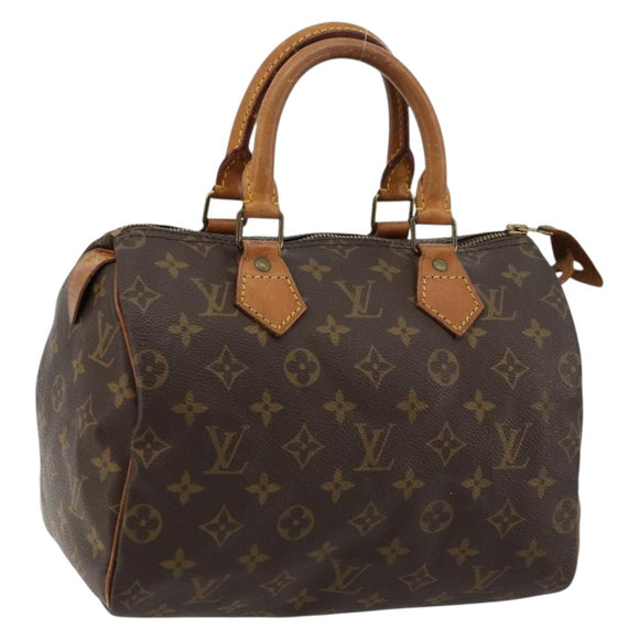 LOUIS VUITTON Monogram Speedy 25 Hand Bag M41528 LV Auth 179246A