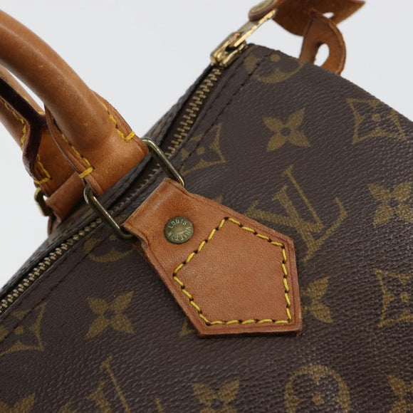 LOUIS VUITTON Monogram Speedy 25 Hand Bag M41528 LV Auth 179246A