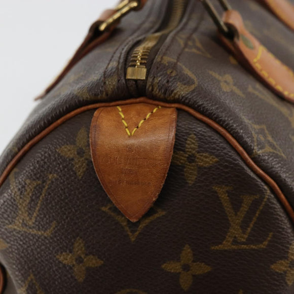 LOUIS VUITTON Monogram Speedy 25 Hand Bag M41528 LV Auth 179246A