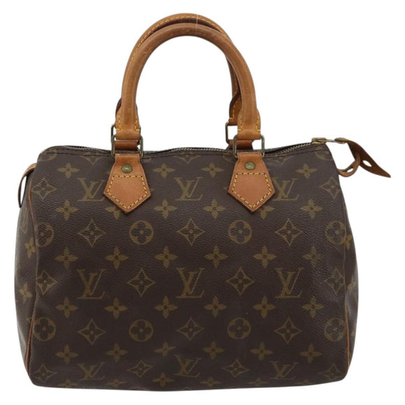 LOUIS VUITTON Monogram Speedy 25 Hand Bag M41528 LV Auth 179246A