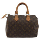 LOUIS VUITTON Monogram Speedy 25 Hand Bag M41528 LV Auth 179246A-2