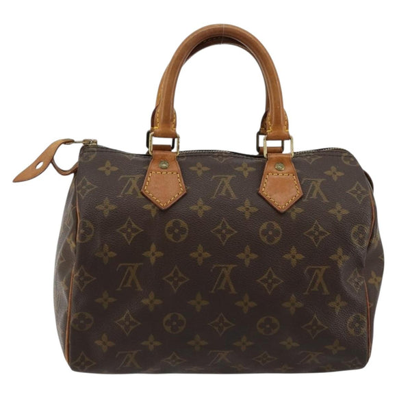 LOUIS VUITTON Monogram Speedy 25 Hand Bag M41528 LV Auth 179246A