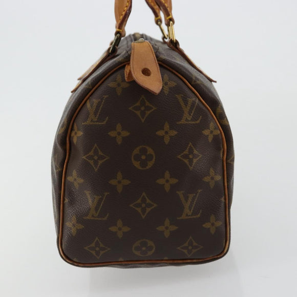 LOUIS VUITTON Monogram Speedy 25 Hand Bag M41528 LV Auth 179246A