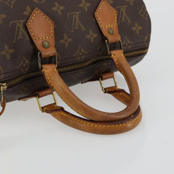 LOUIS VUITTON Monogram Speedy 25 Hand Bag M41528 LV Auth 179246A