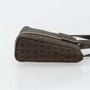 BVLGARI Logo Mania Hand Bag Canvas Brown Auth 179248A-3