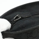 GUCCI Web Sherry Line GG Canvas Shoulder Bag Black Red Green 189749 Auth 179252-15