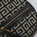 GIVENCHY Shoulder Bag Canvas Black Gold Auth 179253A-14