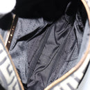 GIVENCHY Shoulder Bag Canvas Black Gold Auth 179253A-17