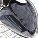 GIVENCHY Shoulder Bag Canvas Black Gold Auth 179253A-22