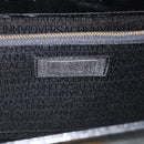 Gianni Versace Tote Bag Leather Black Gold Auth 179254A-10