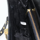 Gianni Versace Tote Bag Leather Black Gold Auth 179254A-18