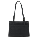 Gianni Versace Tote Bag Leather Black Gold Auth 179254A-2