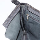 LOEWE Anagram Shoulder Bag Canvas Silver Beige Auth 179259A-19