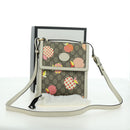 GUCCI GG Supreme Apple Messenger Bag PVC Leather Beige Gold 625782 Auth 179262M-12