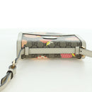 GUCCI GG Supreme Apple Messenger Bag PVC Leather Beige Gold 625782 Auth 179262M-6